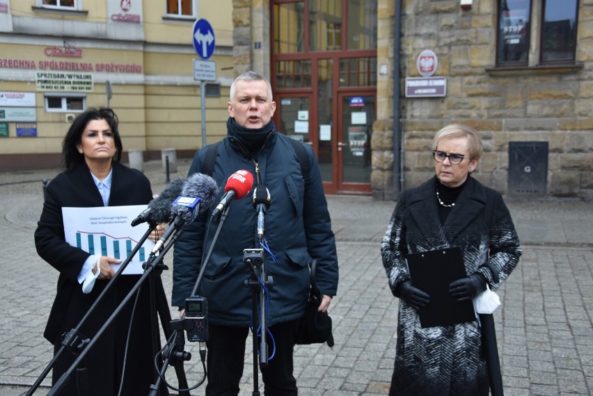 Wałbrzyscy parlamentarzyści KO złożyli do prokuratury doniesienie w sprawie szpitala