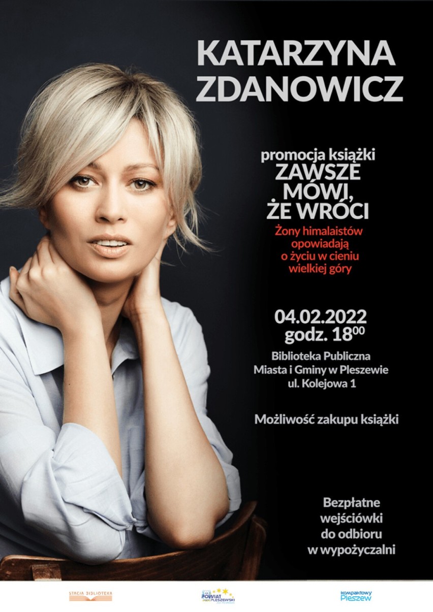 Gościem książnicy będzie Katarzyna Zdanowicz