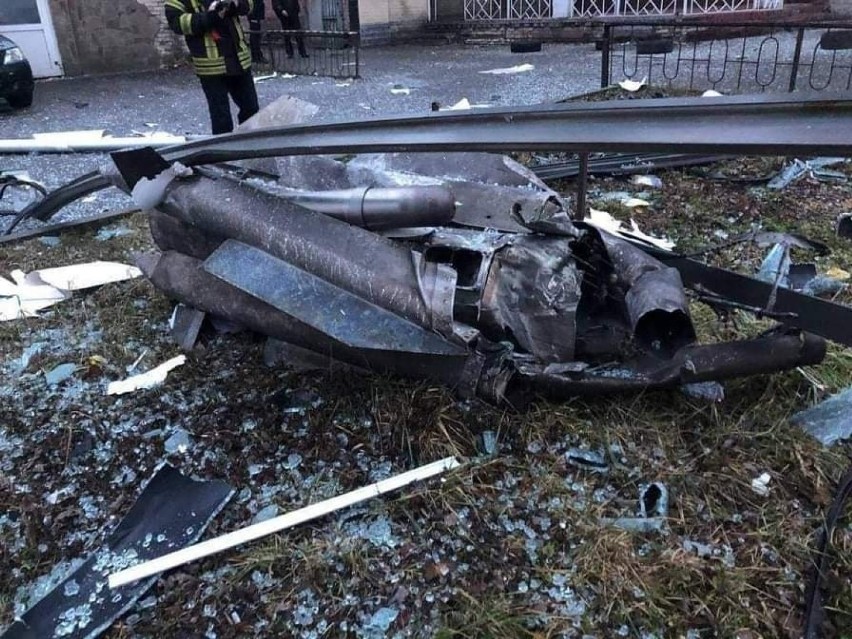 Zniszczenia w Kramatorsku, na wschodzie Ukrainy