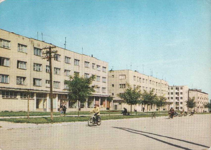 1965 rok, ul. Marii Konopnickiej w Łęczycy