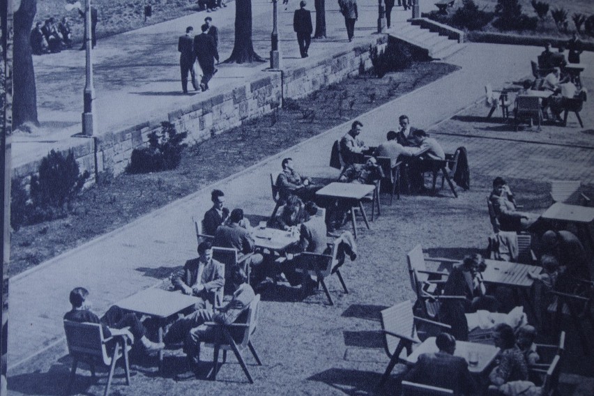 Ogródki kawiarniane w WPKiW, lata 60.