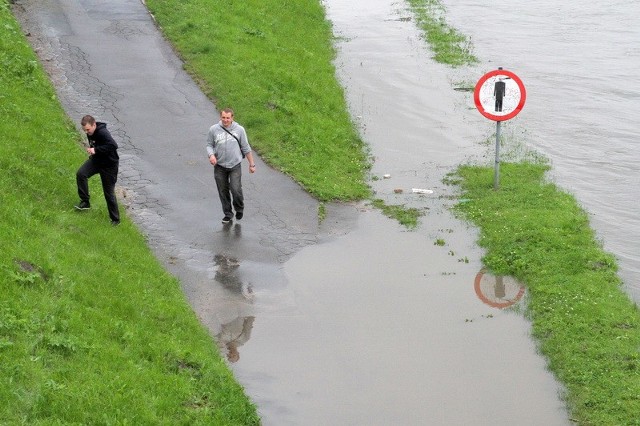 Kraków: woda na bulwarach wiślanych [ZDJĘCIA]