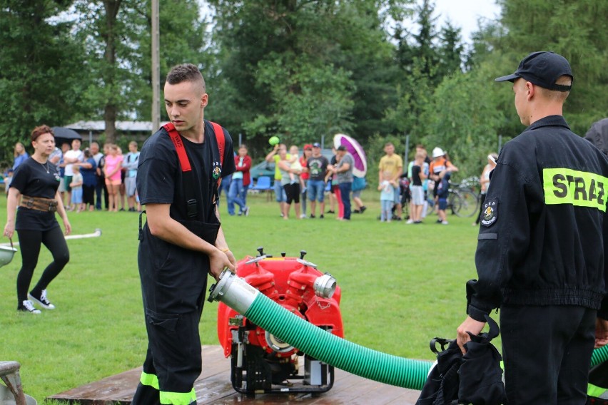 W Łąkiem odbyły się zawody sportowo - pożarnicze OSP  z...
