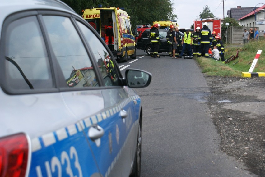 Wypadek w Pawłówku pod Kaliszem