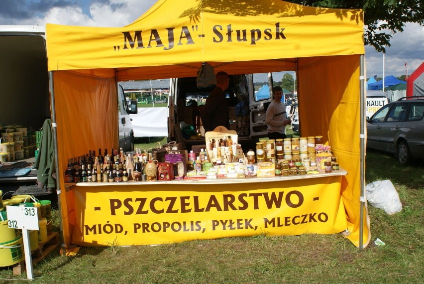 Miodowe stoisko na targach. Fot.Henryk Czechowski
