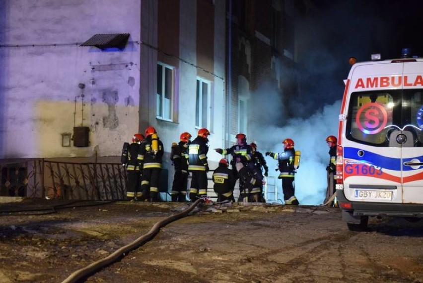 Pożar w kotłowni Szpitala Miejskiego w Miastku. Jedna osoba...