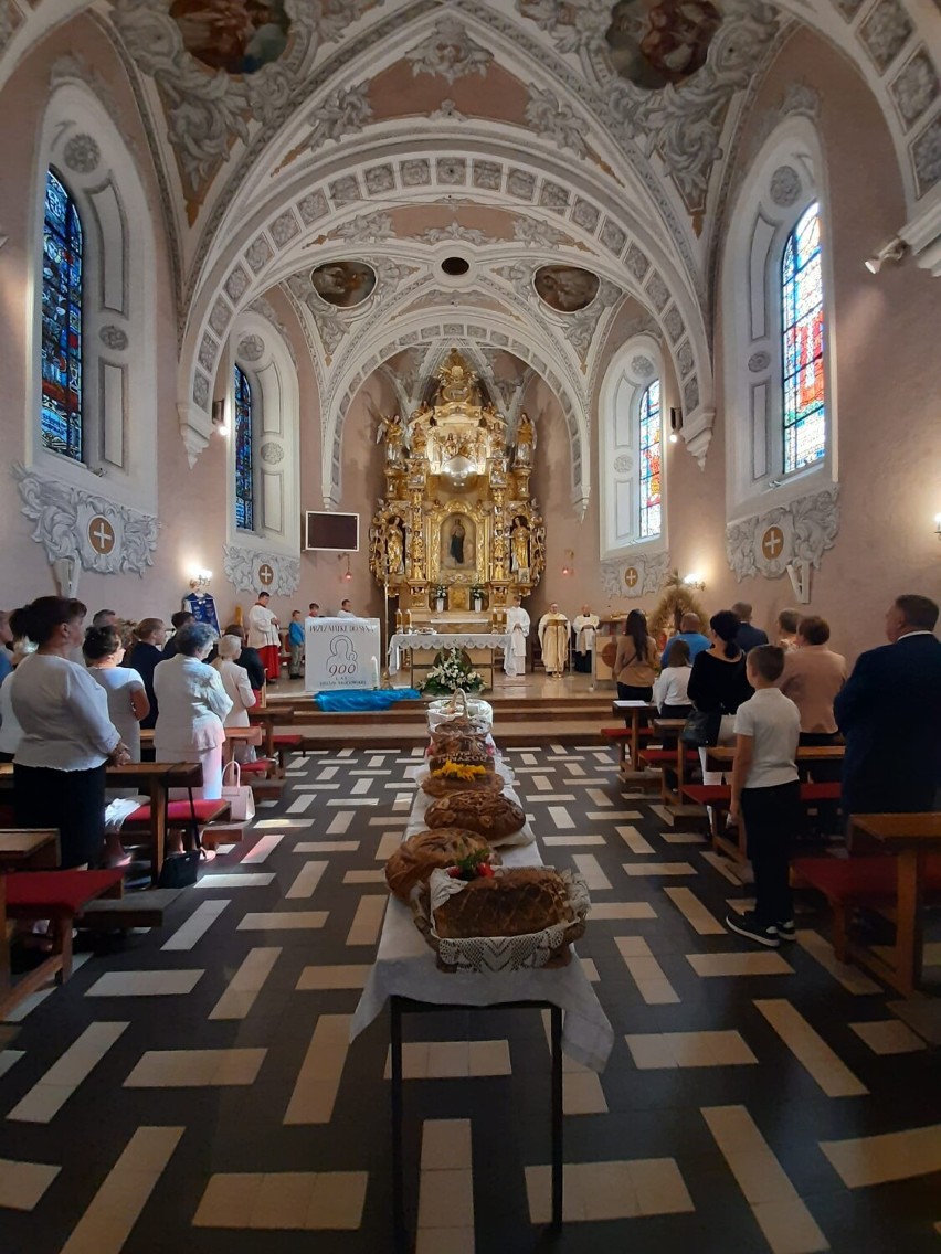 Dożynki parafialne 2022 w Lipnie w parafii WNMP
