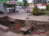 Niewybuchy na stacji benzynowej w Starachowicach [zdjęcia]