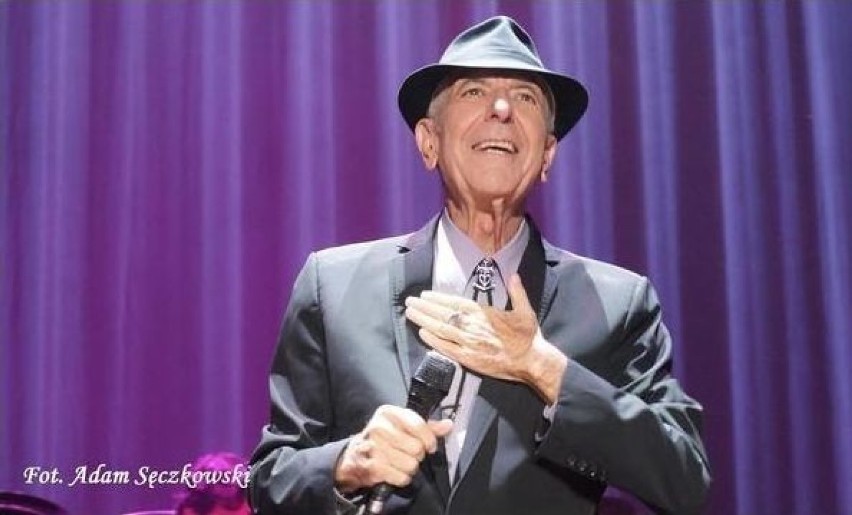 Leonard Cohen na koncercie w Łodzi 19.07.2013r.