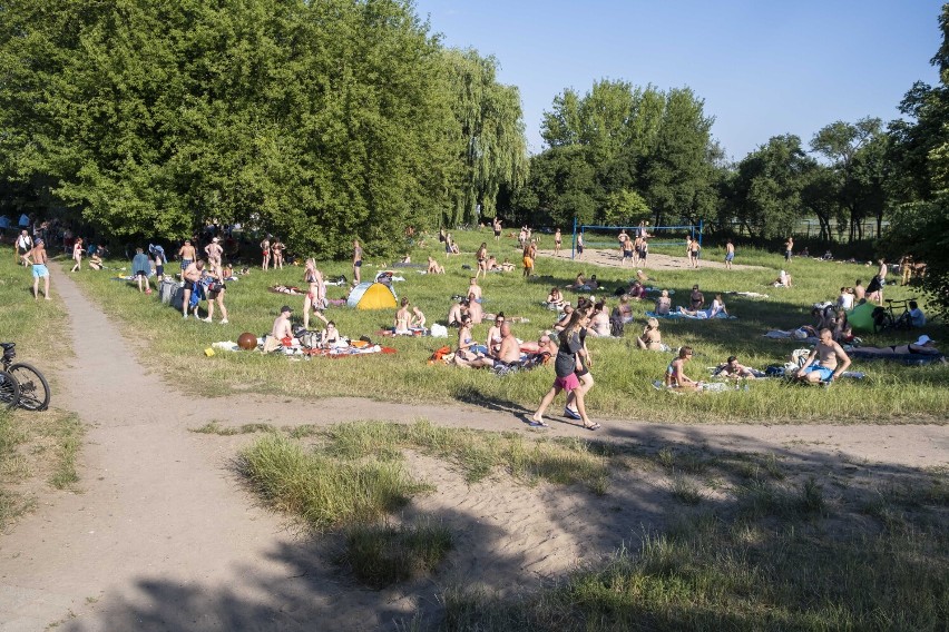 Jeziorko Czerniakowskie przeżywa oblężenie