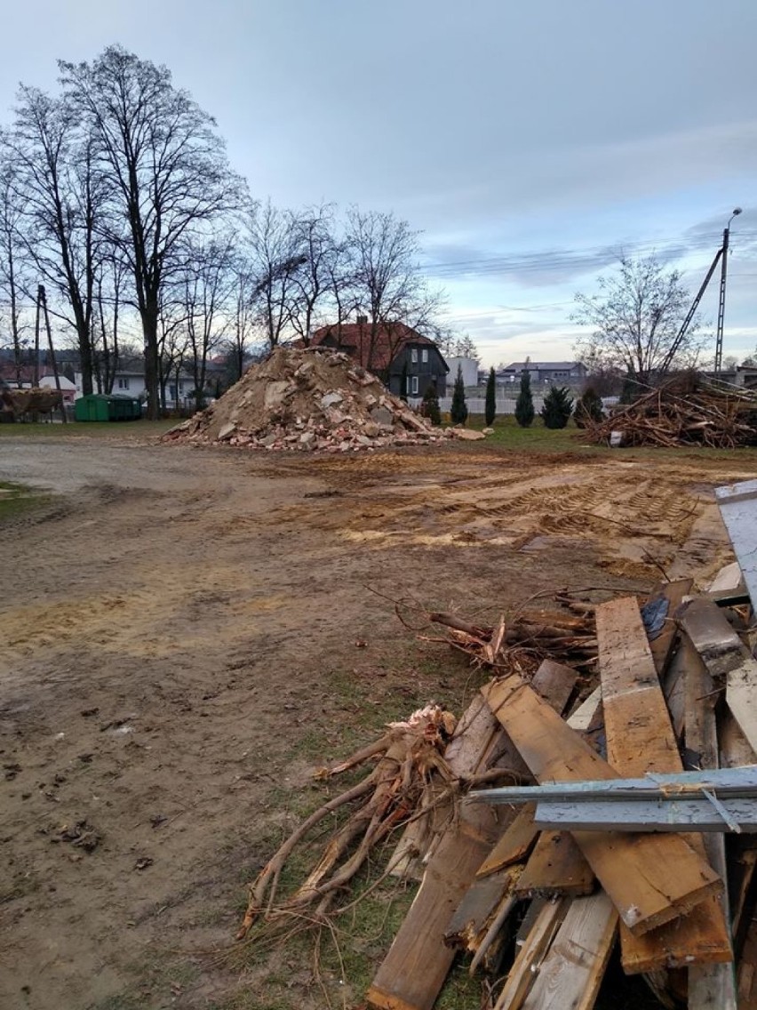 Rozbudowa szkoły w Gaszynie. Zobaczcie na jakim etapie jest inwestycja[FOTO]