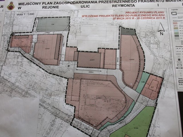 Plan zagospodarowania przestrzennego dla fragmentu miasta w rejonie ulic Reymonta i Kościuszki