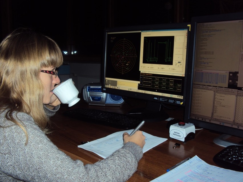 Migawka z warsztatów astronomicznych w Centrum Astronomii UMK w podtoruńskich Piwnicach.