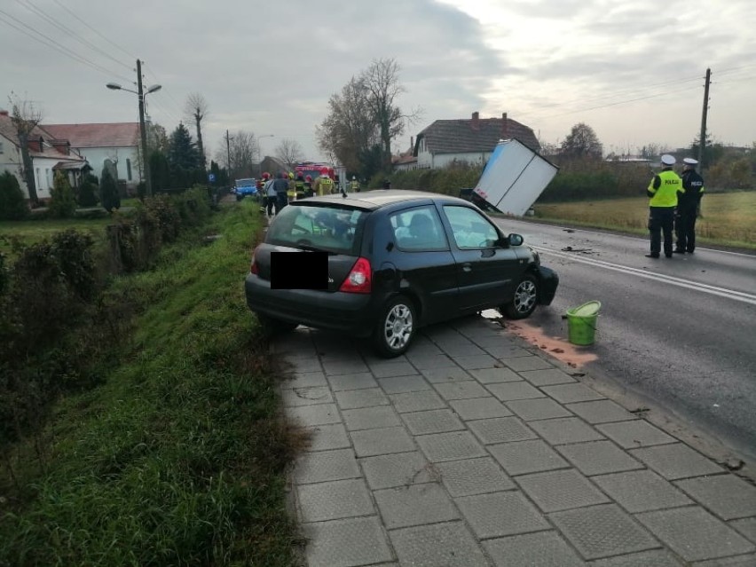 Groźny wypadek w Żydowie. Jedna osoba jest poszkodowana