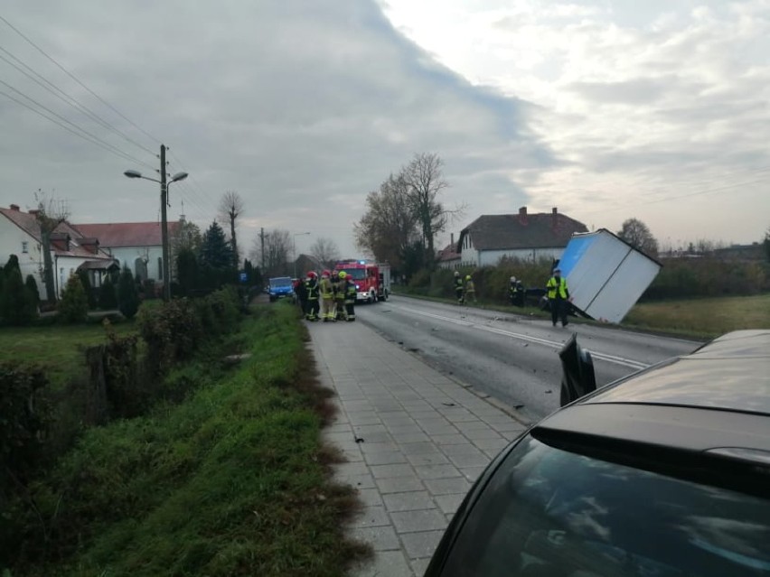 Groźny wypadek w Żydowie. Jedna osoba jest poszkodowana