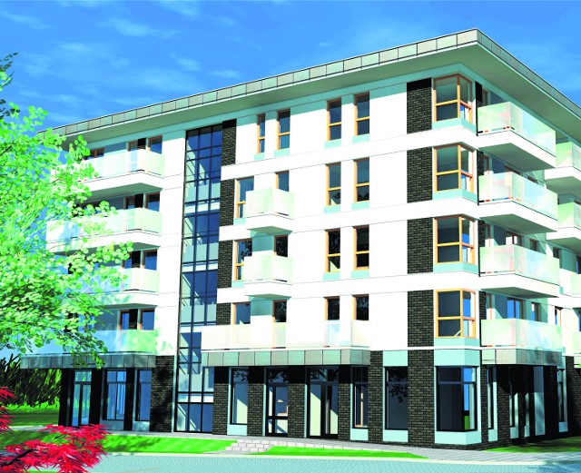 Tak będzie wyglądał pierwszy blok mieszkalny budowany przy ulicy Warszawskiej w Radomiu na terenie firmy Vimex.