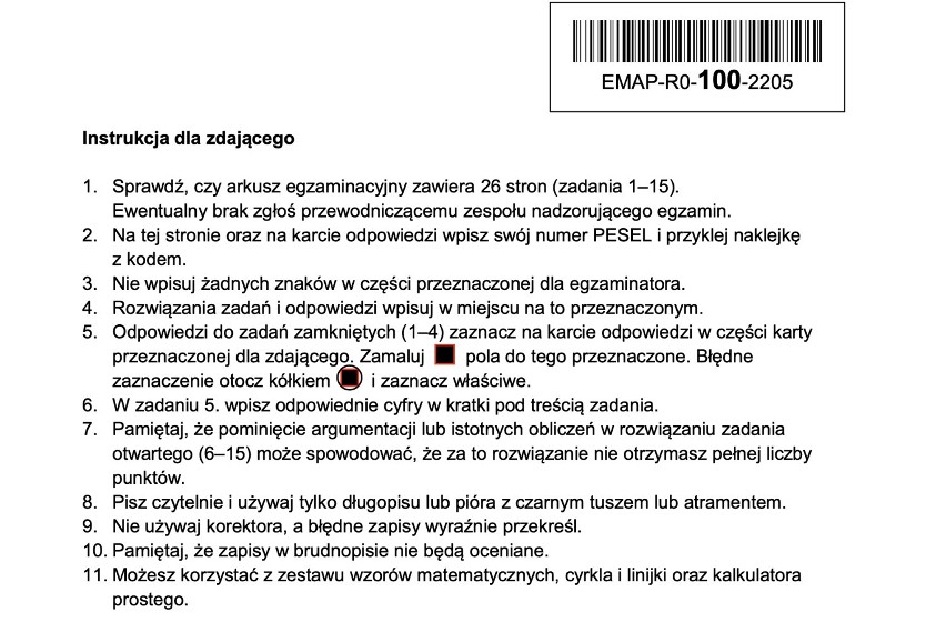 Matura 2022 matematyka rozszerzona. Odpowiedzi, arkusze CKE, zadania [11.05.2022]