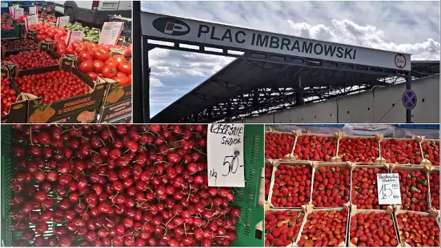 Ceny owoców i warzyw na placu Imbramowskim w Krakowie. Sprawdź ile kosztują czereśnie, truskawki i inne popularne owoce i warzywa.