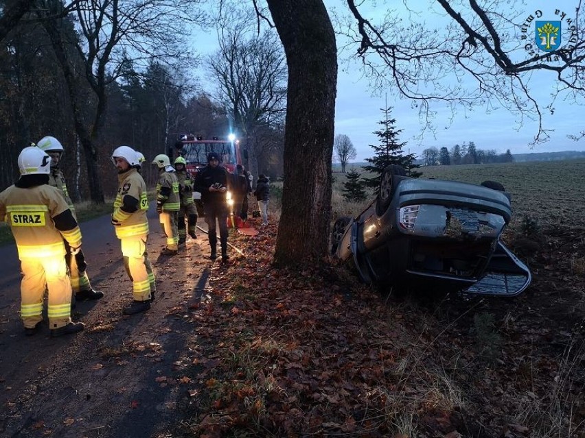 Groźne zdarzenie w Czarnej Dąbrówce. Kierująca nie...