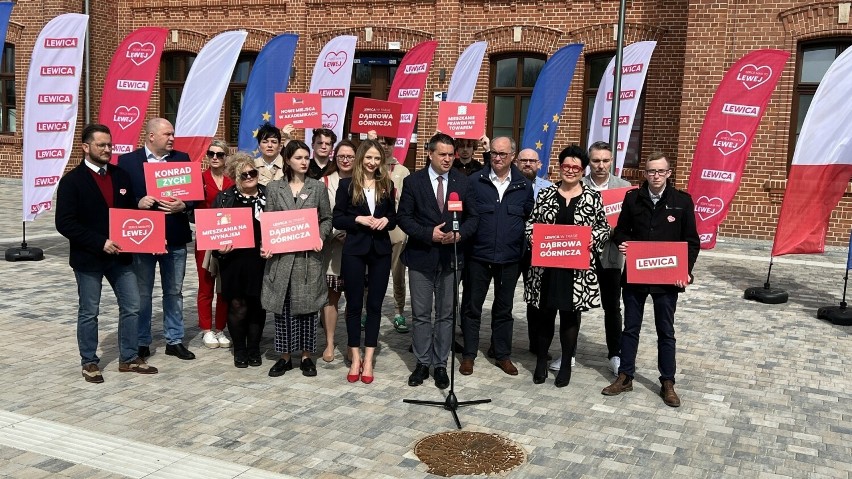W czwartek przedstawiciele Lewicy gościli w Dąbrowie...