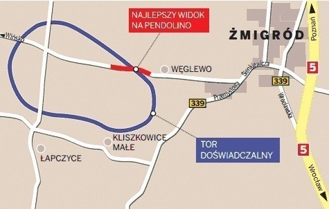 Pendolino w Żmigrodzie