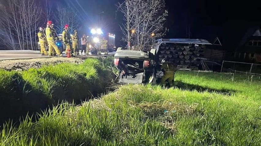 Wypadek na Salamandrze. Autem jechał 25-letni obywatel...