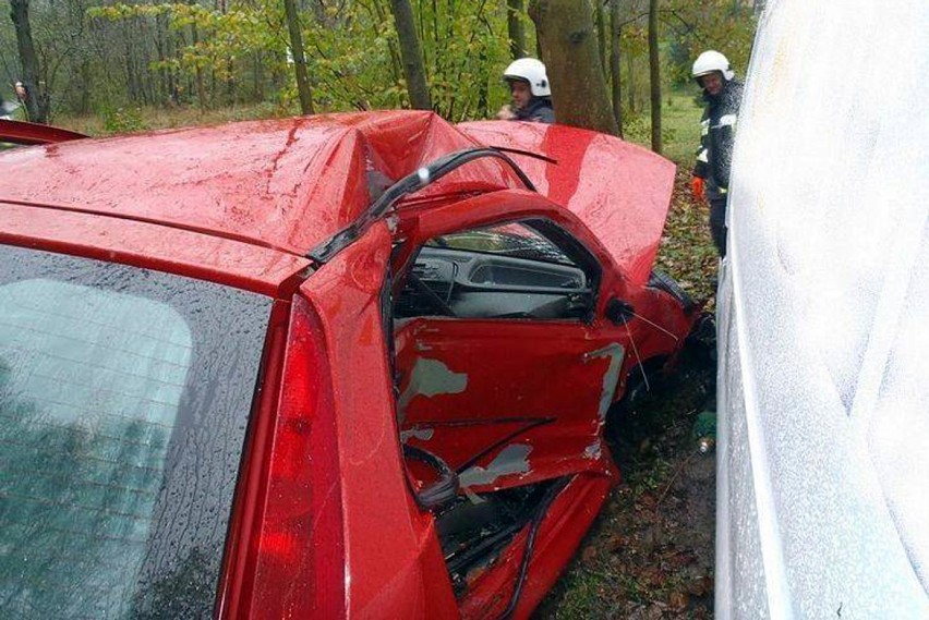 Ford staranował fiata w Homrzyskach [ZDJĘCIA]