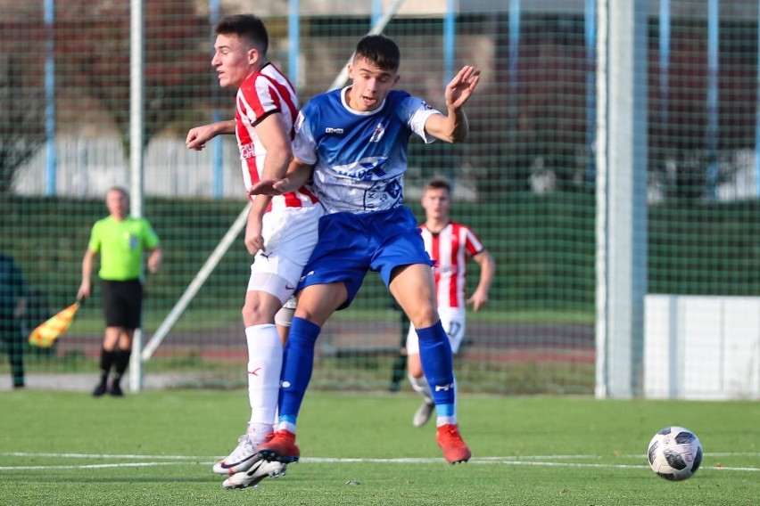 Cracovia. Zwycięstwo "Pasów" z UKS SMS Łódź w Centralnej Lidze Juniorów U-18 [ZDJĘCIA]