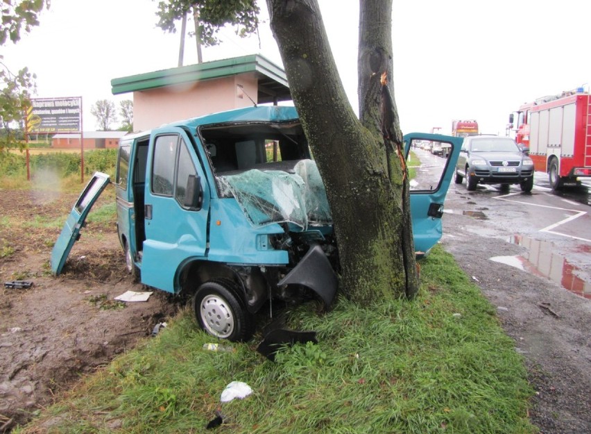 Niedrzwica Duża: Auto uderzyło w drzewo. Nie żyje kierowca