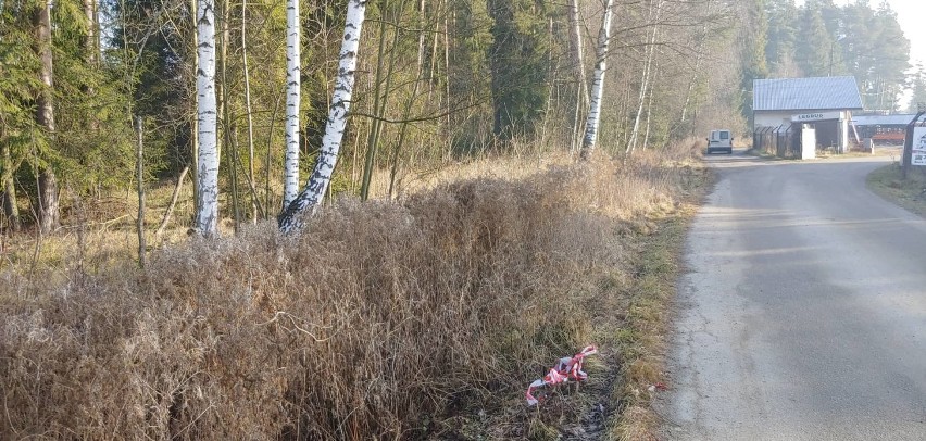 Okolice miejsca, w którym znaleziono ciało mężczyzny