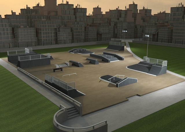 Podobny skatepark marzy się bytowskiej młodzieży. Koszt jego budowy to ok. 400 tys. zł.