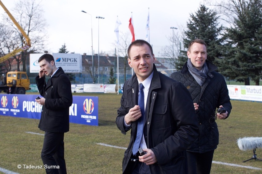 Błękitni - Cracovia 2:0. Zawodnicy i kibice w mega galerii Tadeusza Surmy!