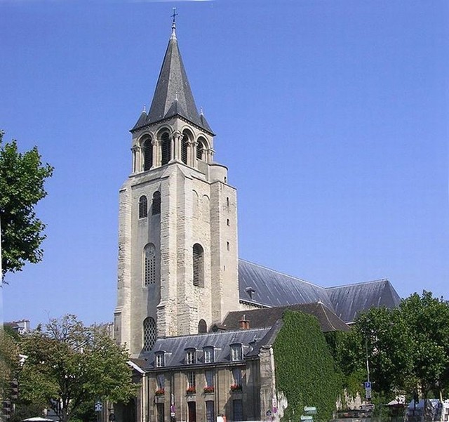 Kościół Saint-Germain-des-Pres, gdzie spoczywa serce króla