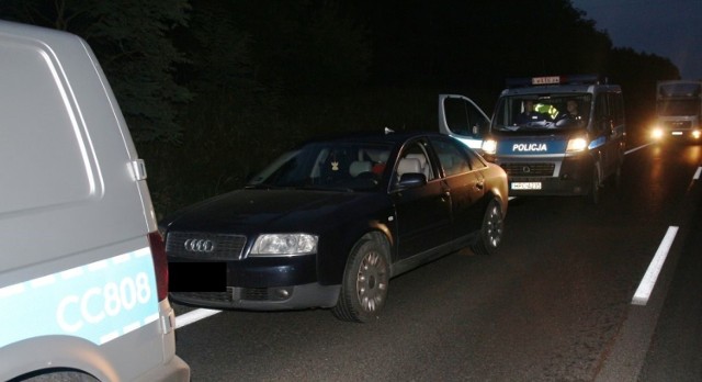 Audi z narkotykami zostało zatrzymane na trasie z Torunia do Inowrocławia
