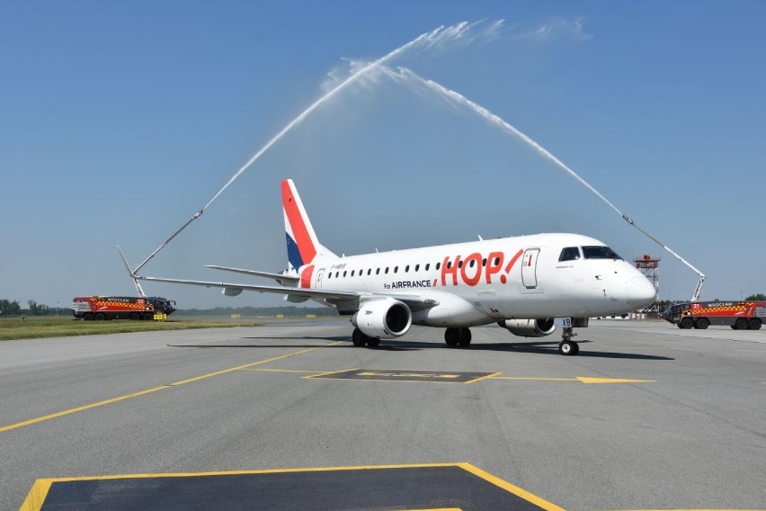Pierwszy samolot linii Air France we Wrocławiu