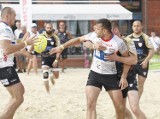 Rugby na plaży Manufaktury. W weekend rozegrano zawody Bierhalle Manufaktura Beach Rugby 2018 [ZDJĘCIA]