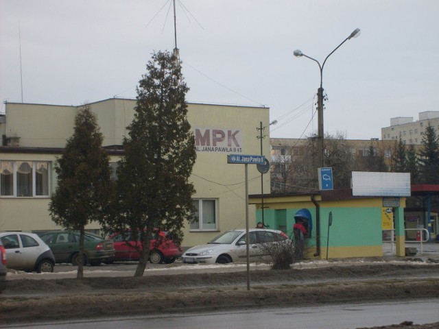 Siedziba Miejskiego Przedsiębiorstwa Komunikacji w Ostrowcu Świętokrzyskim.