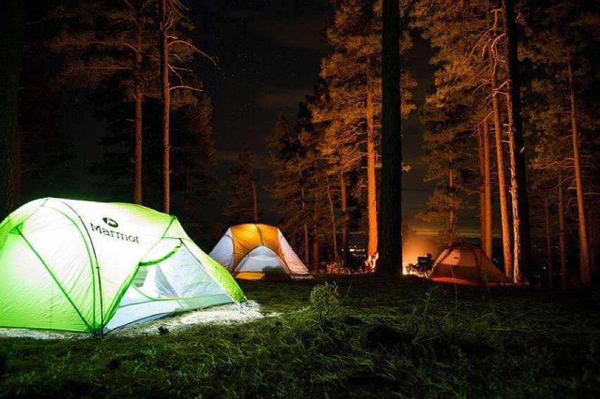Camp Tanne to nieduże, przyjemne, miejsce na kampery oraz...