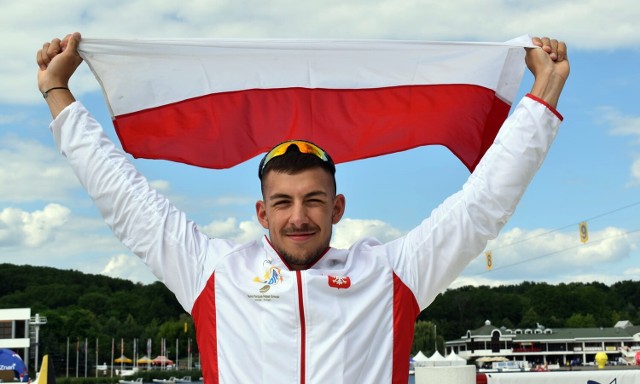 Jakub Stepun, choć ma tylko 20 lat, okazał się najlepszy w konkurencji K1 - 200 m podczas Mistrzostwa Europy Juniorów i Młodzieżowców w Sprincie Kajakowym w Poznaniu