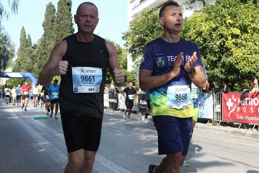 Robert Wójtych pokonał trasę z Maratonu do Aten. Wcześniej wziął udział w IronManie 