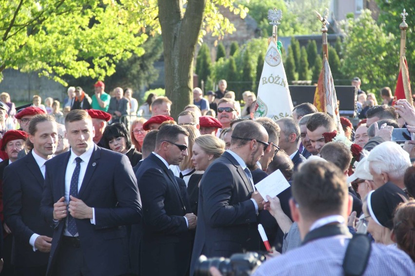 Prezydent Andrzej Duda w Międzychodzie (29.04.2019).