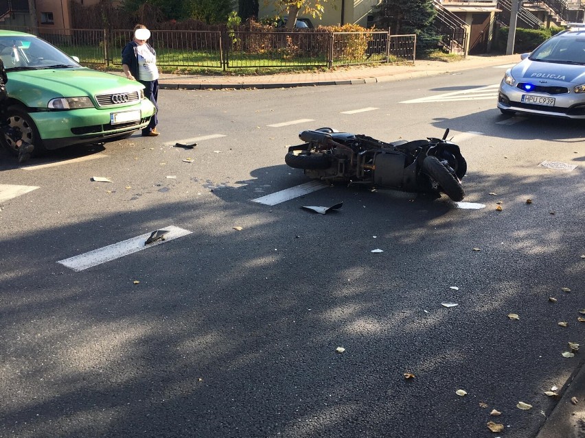 Wypadek na skrzyżowaniu ulic Lipowej i Reja w Pleszewie