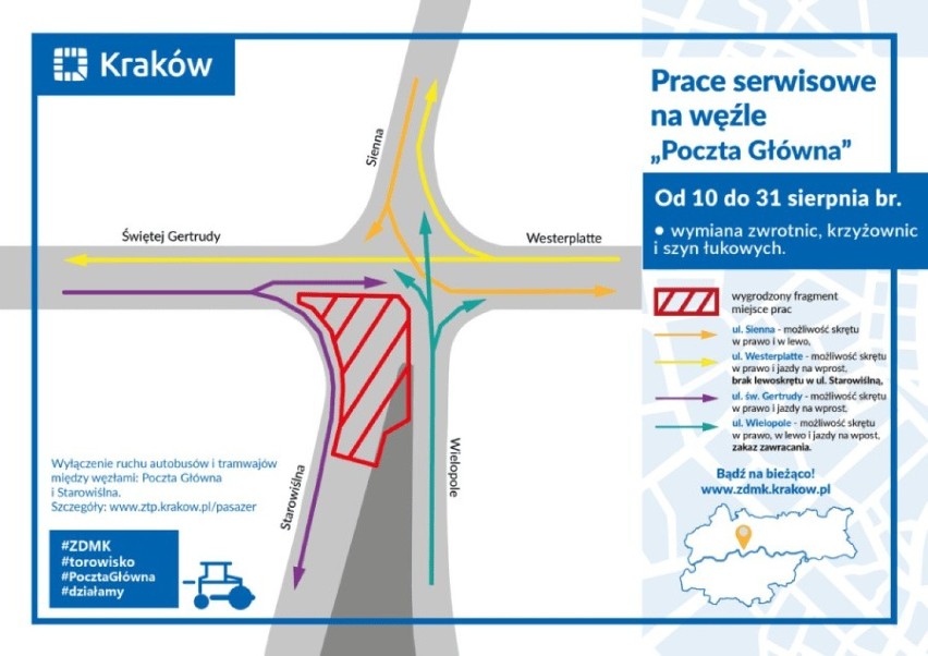 Kolejna fala remontów w Krakowie. W tych miejscach będą wielkie utrudnienia! 