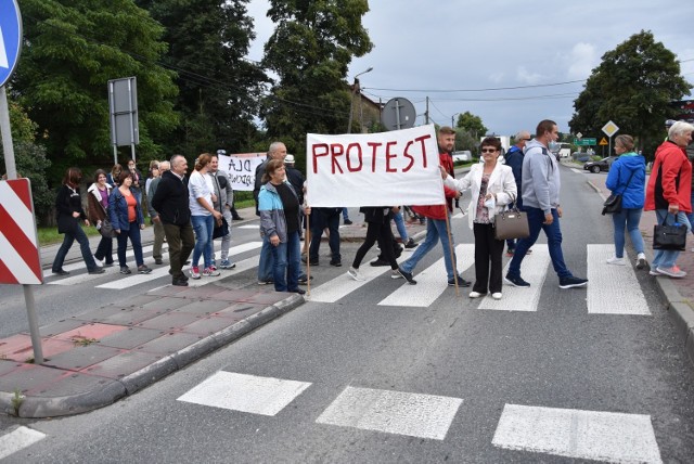 Mieszkańcy gminy Gnojnik blokowali drogę krajową nr 75 przez dwie godziny