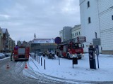 Podczas śnieżycy piorun uderzył w ratusz w Głogowie