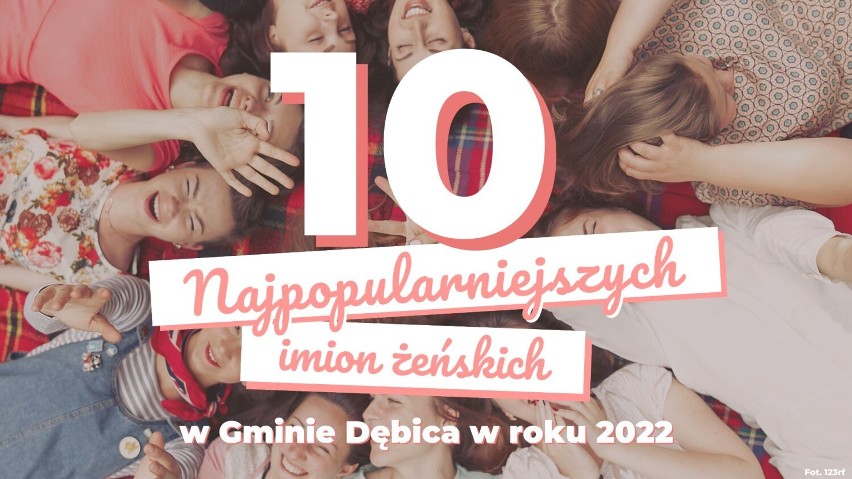 TOP 10 najpopularniejszych imion dla dziewczynek z Gminy Dębica w 2022 roku [LISTA]