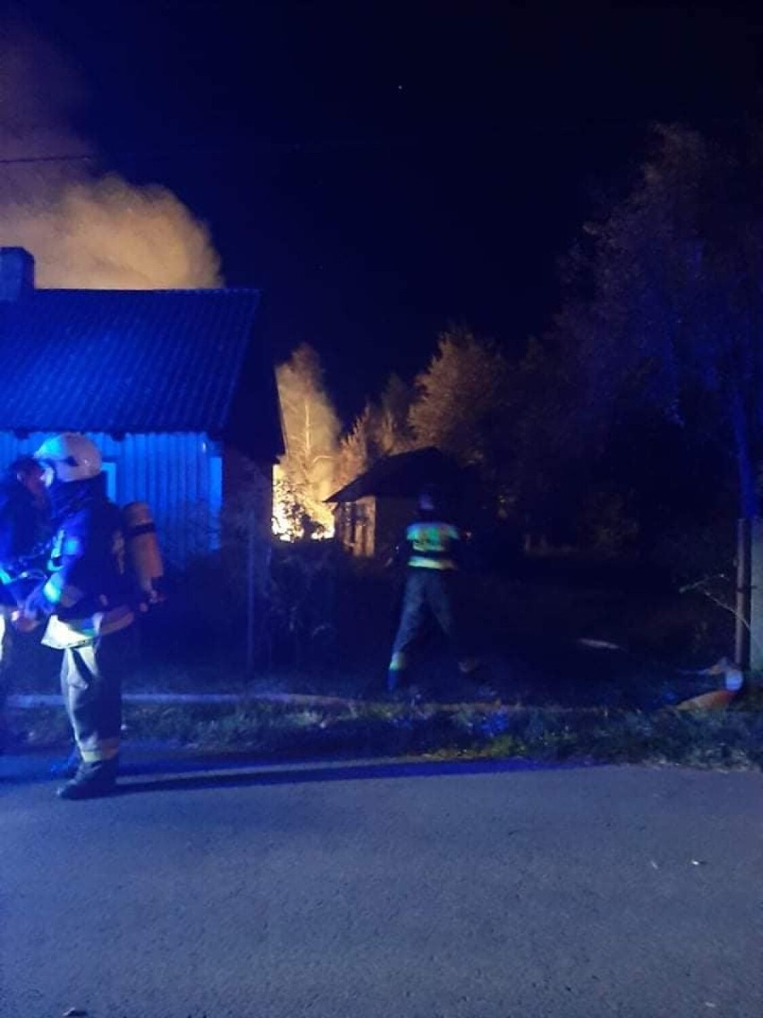 Gmina Żytno. Pożar drewnianej stodoły w Ferdynandowie, przyczyną podpalenie