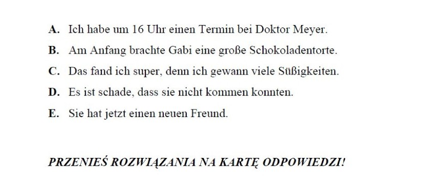 25 kwietnia uczniowie napiszą EGZAMIN GIMNAZJALNY 2013 z...