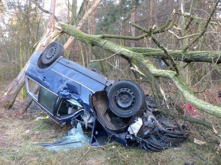 Wypadek na trasie Garzyn-Krzemieniewo.