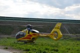 Helikopter Lotniczego Pogotowia Ratunkowego wylądował przy ulicy Tczewskiej. Nie udało się uratować kobiety.